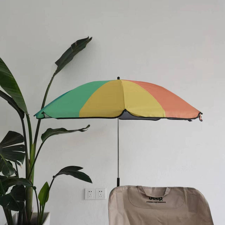 Women's Adjustable Beach Sunshade Umbrella with Ground Anchor Stornfield