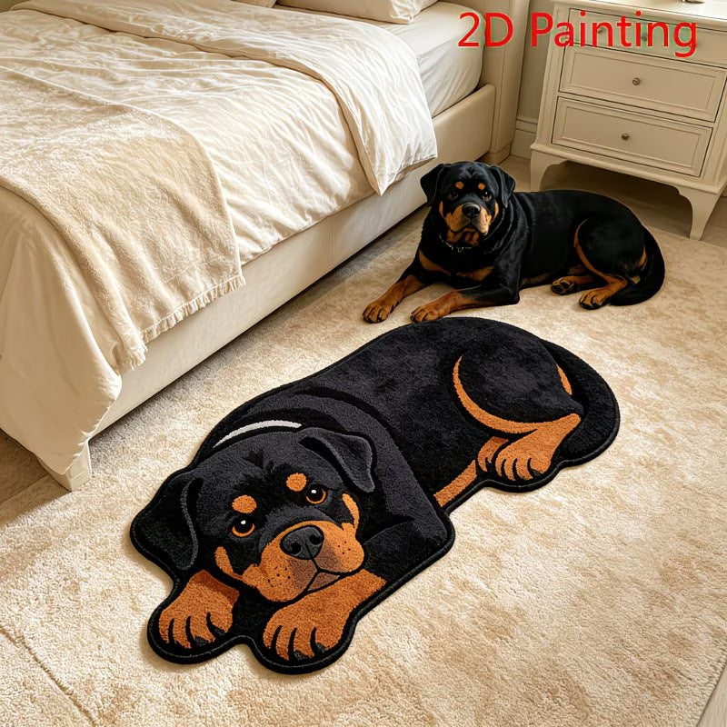 Cute Dog-Shaped Rug