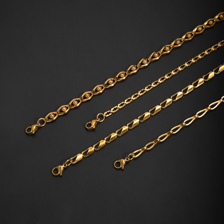 Adjustable Contemporary Link Bracelet Stornfield