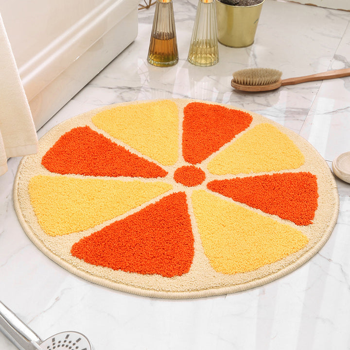 Floral Design Bath Mat Stornfield