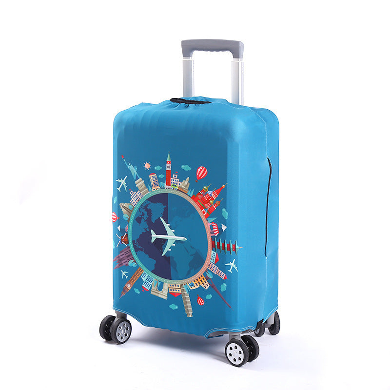 Unisex Suitcase with Creative World Travel Design Stornfield