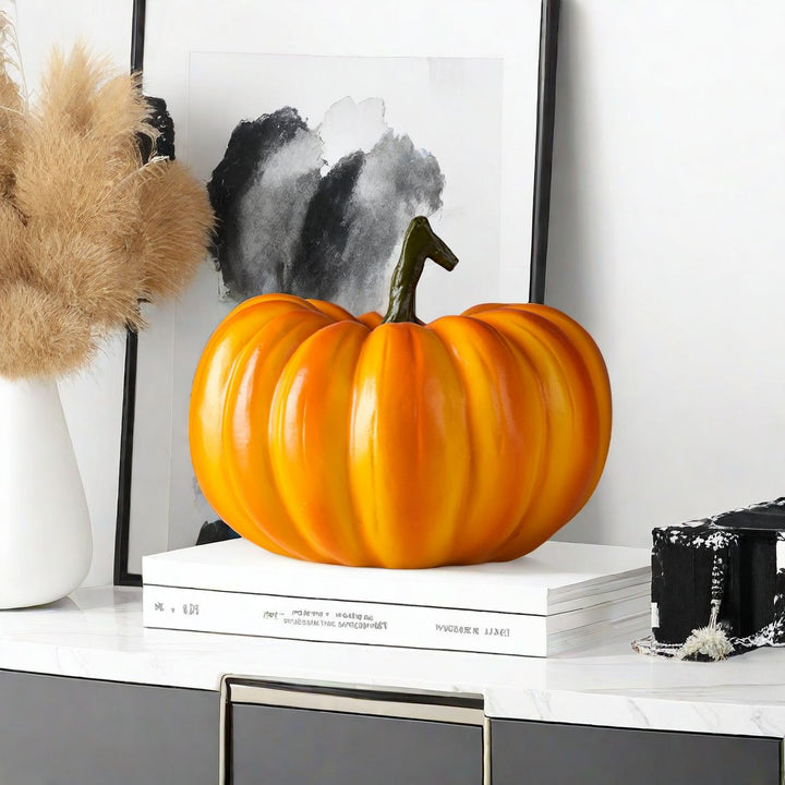 Decorative pumpkin figure as autumn probe Stornfield