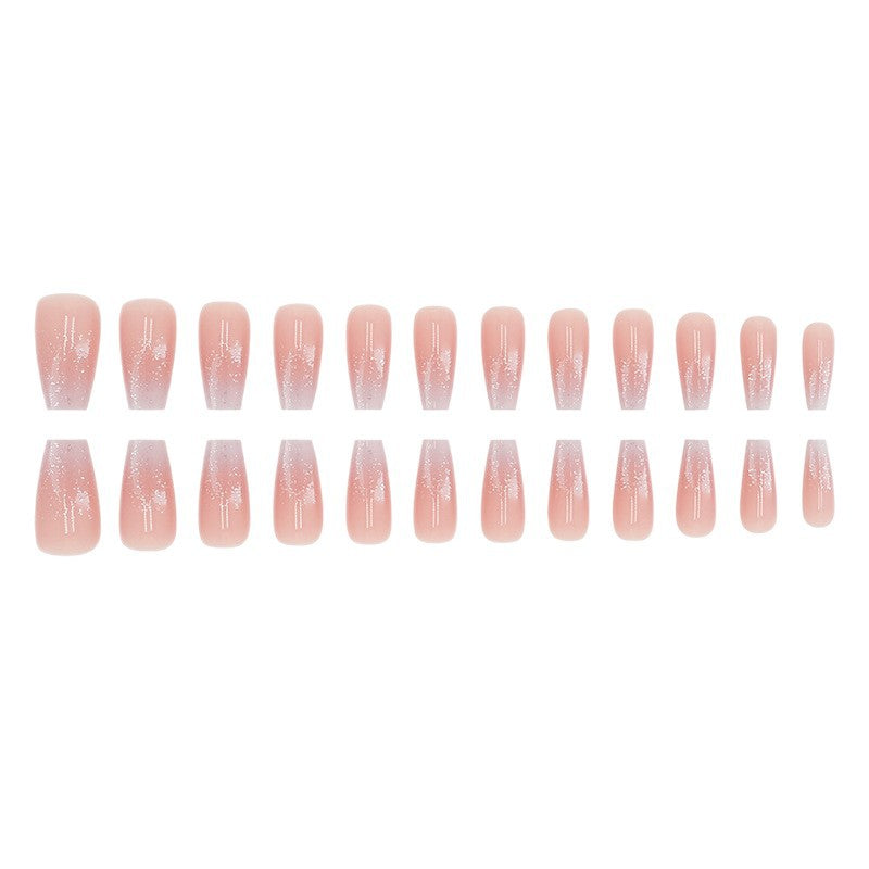 Ombre Square Tip Press-On Nails Stornfield