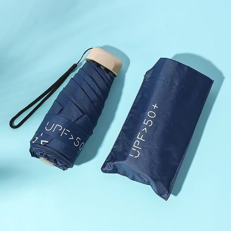 Women's Folding Umbrella with Detailed Floral 3D Design Stornfield