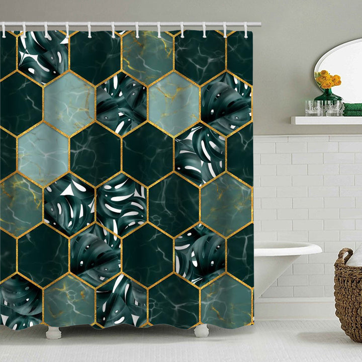 Geometric Motif Shower Curtain Stornfield