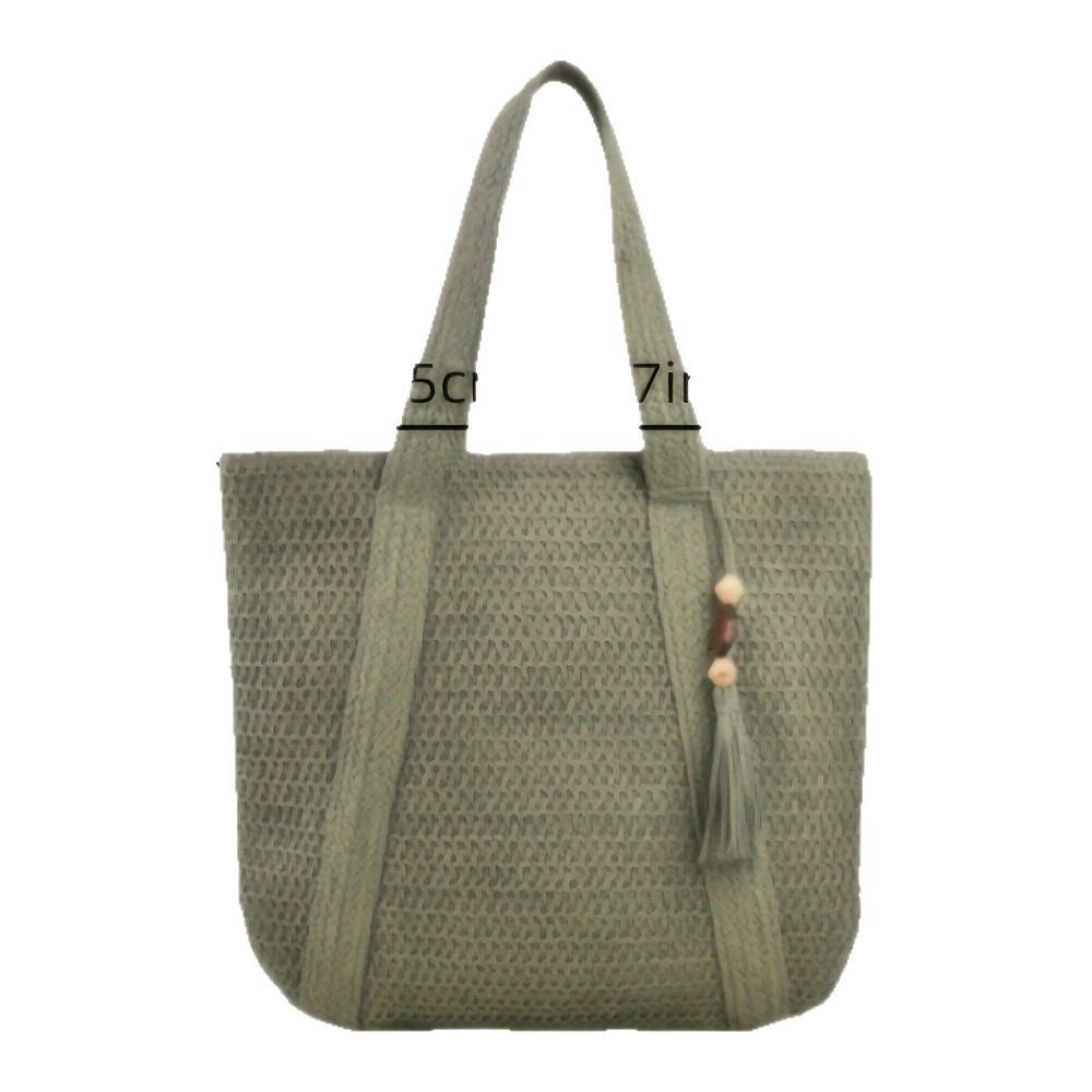 Spacious beach bag with unique woven design Stornfield
