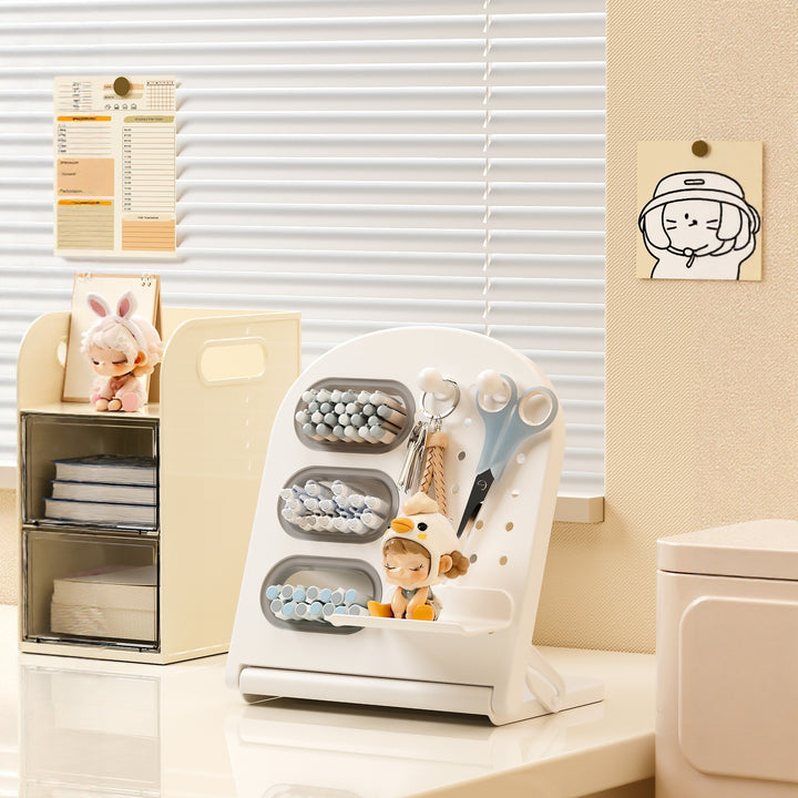 Multi-Functional Desktop Organizer with Adjustable Slots Stornfield
