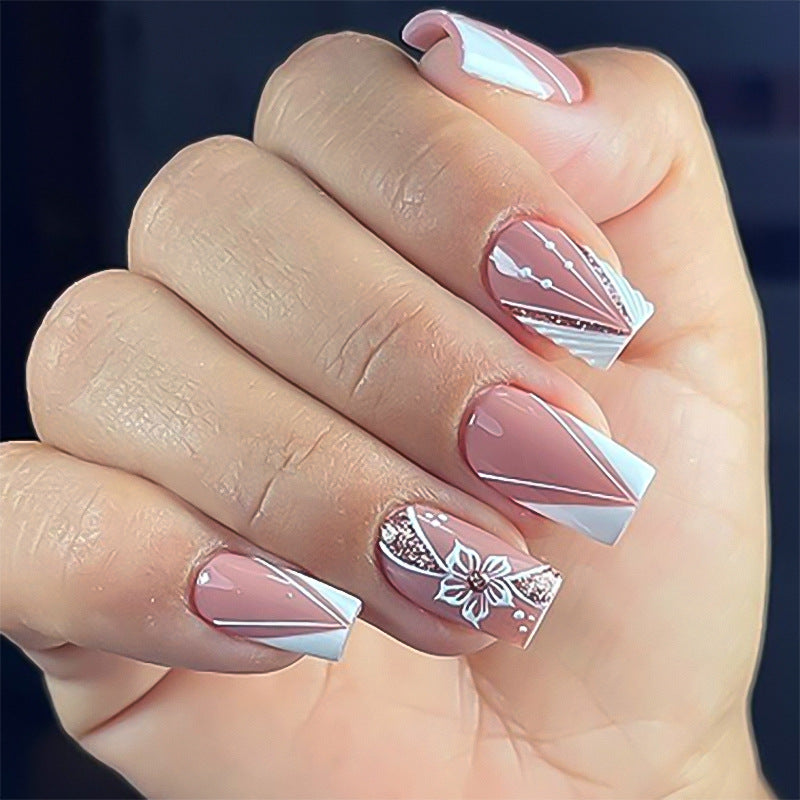 Artistic nail art with floral design Stornfield