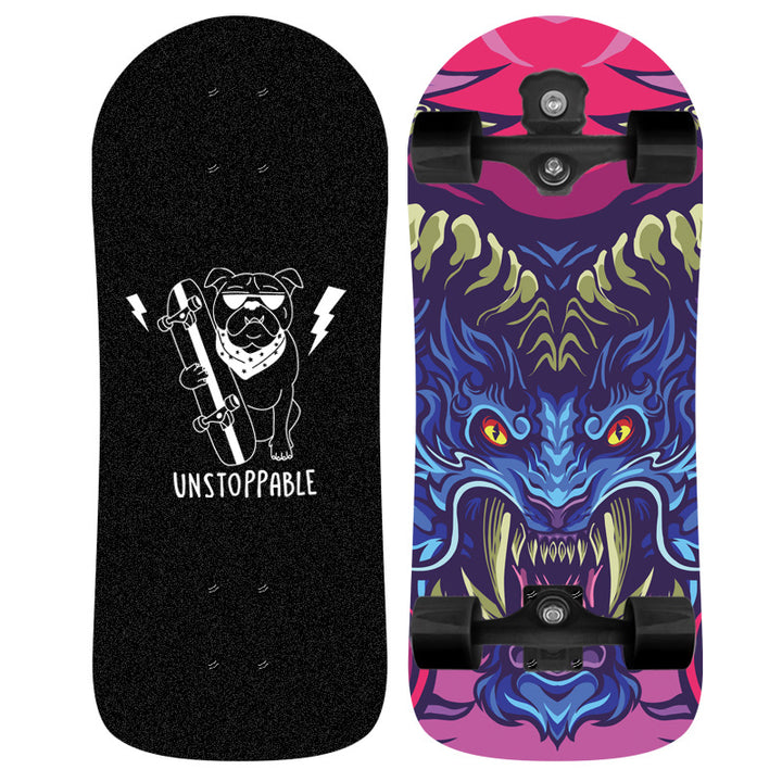 Unicorn-Themed Graphic Skateboard Stornfield