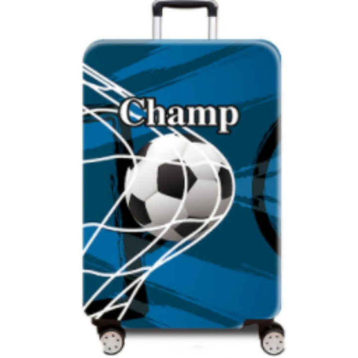 Women's hard-shell suitcase with dynamic football motif Stornfield