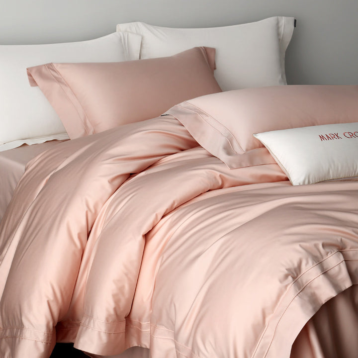 Luxury Sateen Duvet Cover Bedding Set with Hotel-Grade Pillowcases