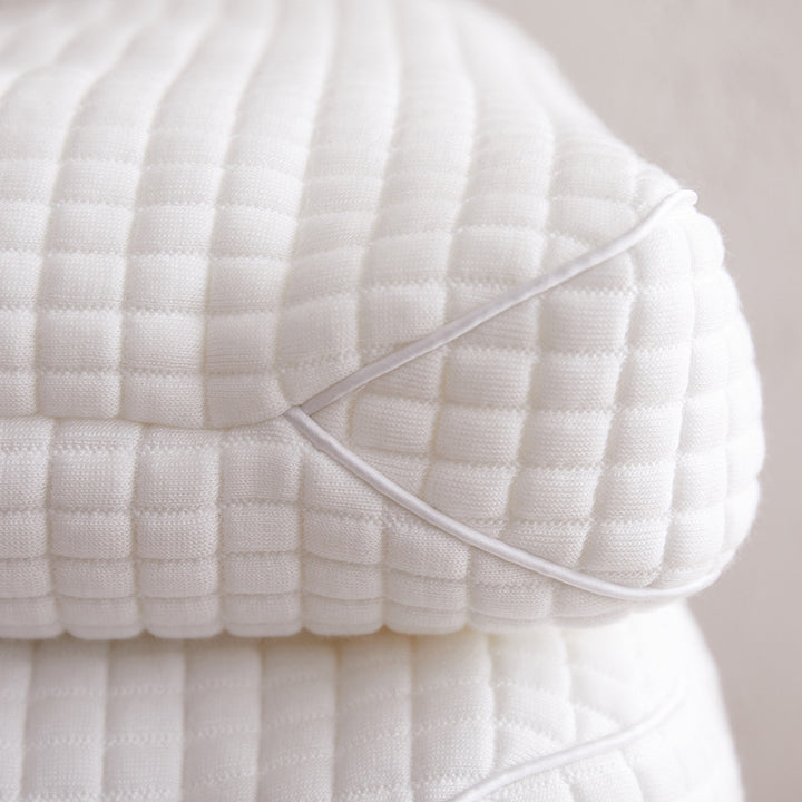 Ergonomic seat and backrest set for floor seating comfort made of quilted cotton surface