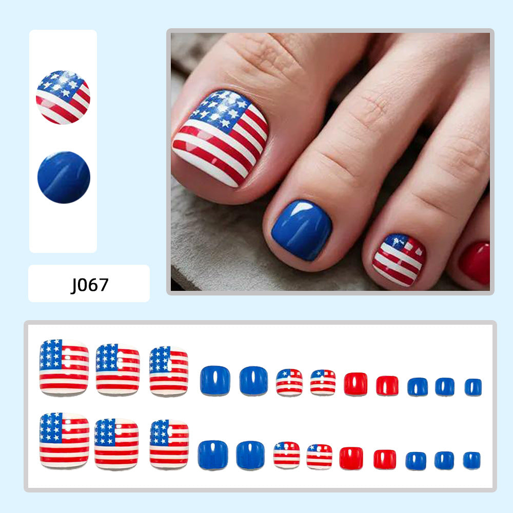 Nail art with patriotic motif Stornfield