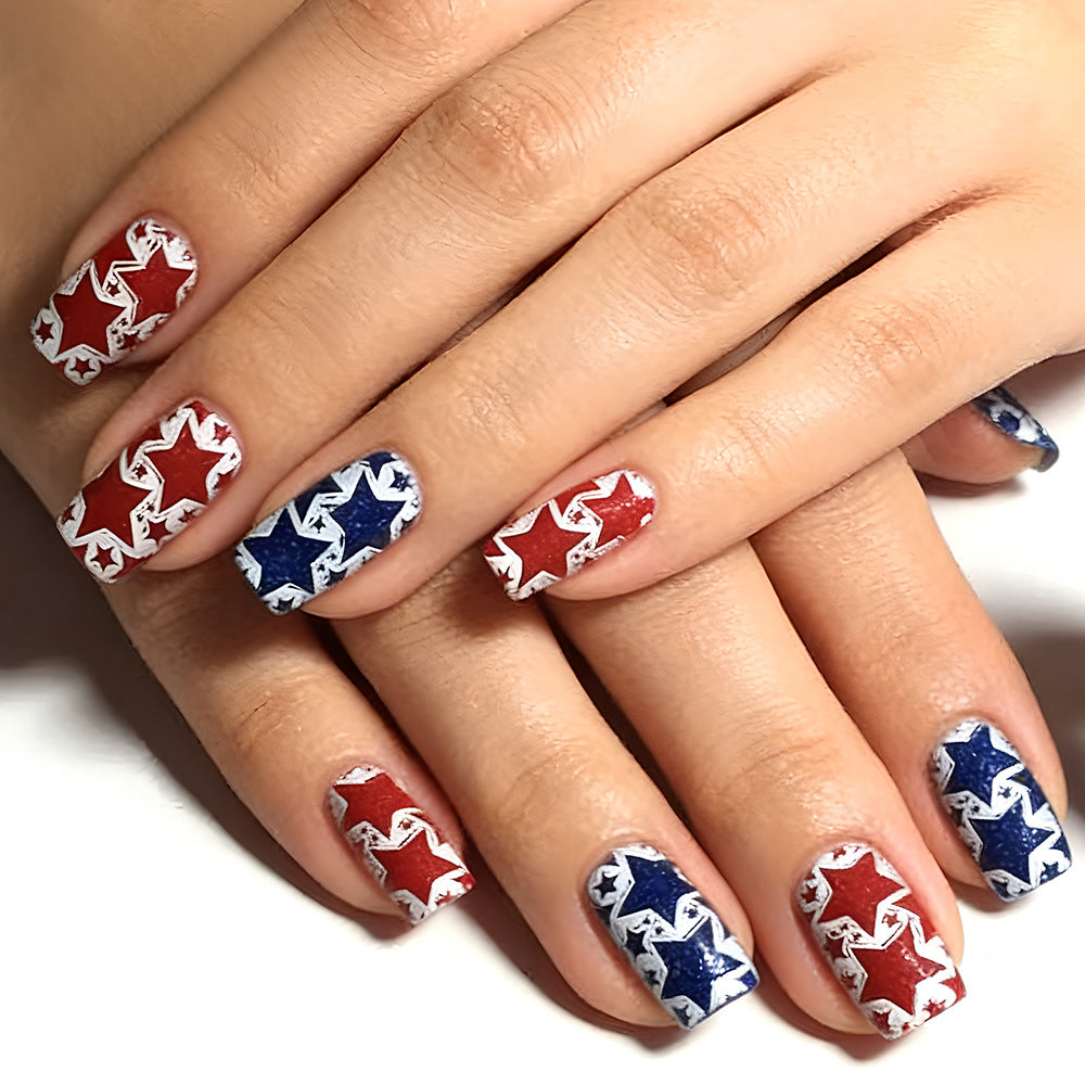 Star-Patterned Press-On Nails Stornfield