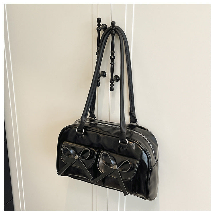 Stylish Multifunctional Handbag with Bow Detail Stornfield
