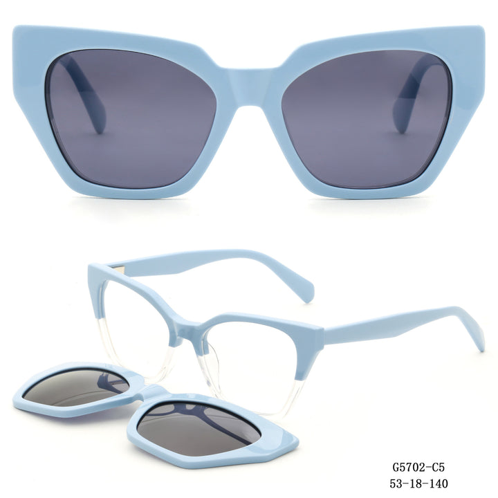 Women's striking oversized sunglasses with removable lenses Stornfield