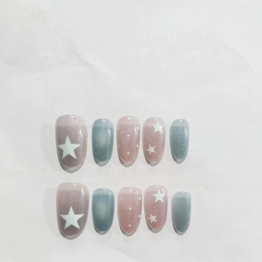 Celestial Star Nail Art Design Stornfield