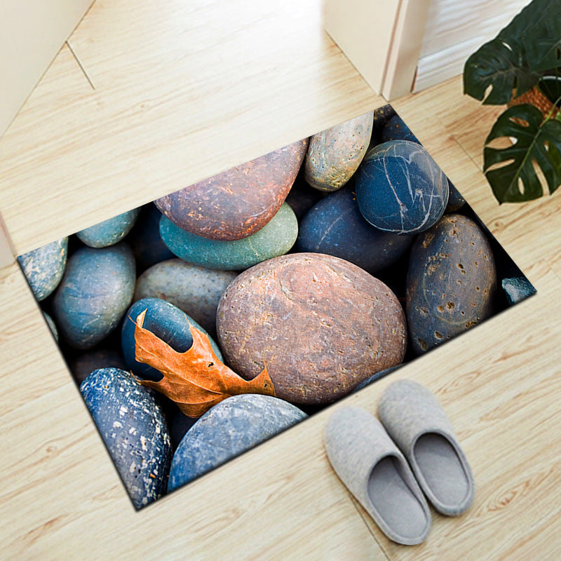 Stone-Inspired Decorative Floor Mat Stornfield