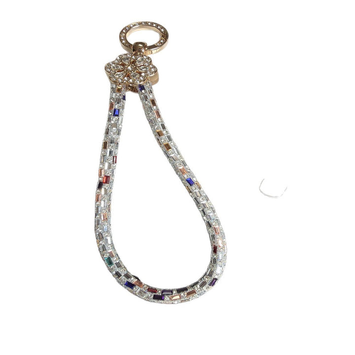 Elegant Crystal-Accented Keychain Holder Stornfield