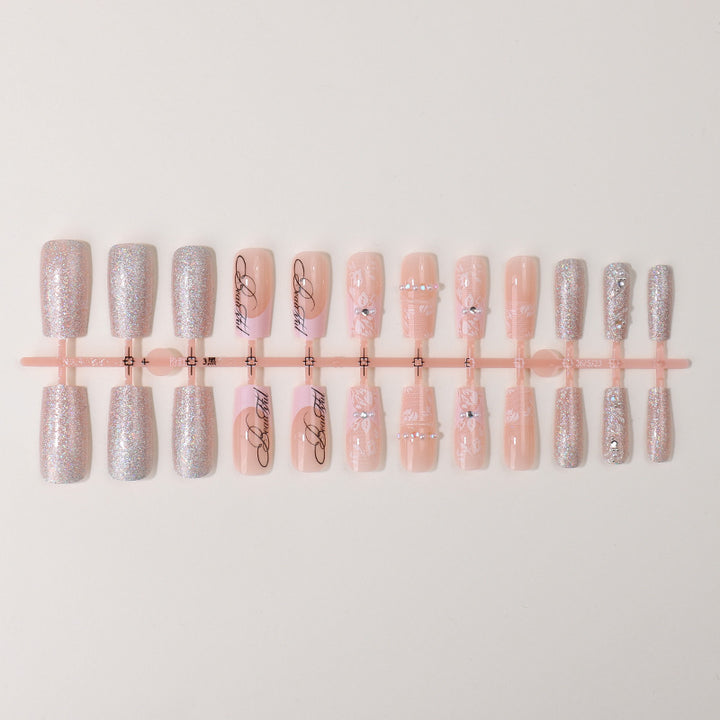 Shimmering Elegant Press-On Nail Tips Stornfield