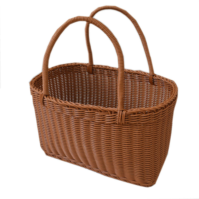 Woven Rattan Storage Basket Stornfield