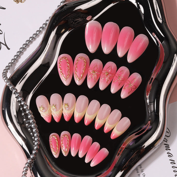 Elegant Abstract Press-On Nail Set Stornfield