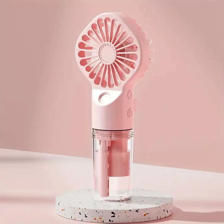 Unisex one size rechargeable handheld mister with removable clear water tank and adjustable airflow Stornfield
