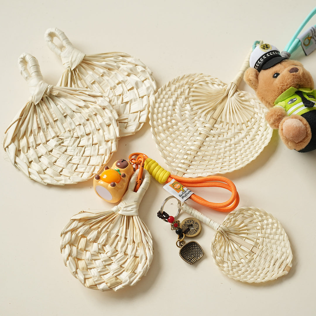 Women handmade fan made of natural material Stornfield
