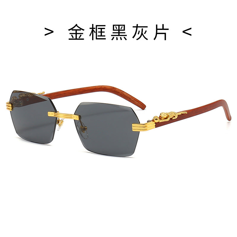 Ladies Designer Sunglasses with Artistic Wooden Frame and Elegant Glass Elements Stornfield