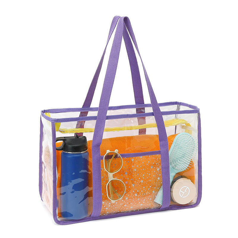 Transparent beach bag with multiple compartments Stornfield