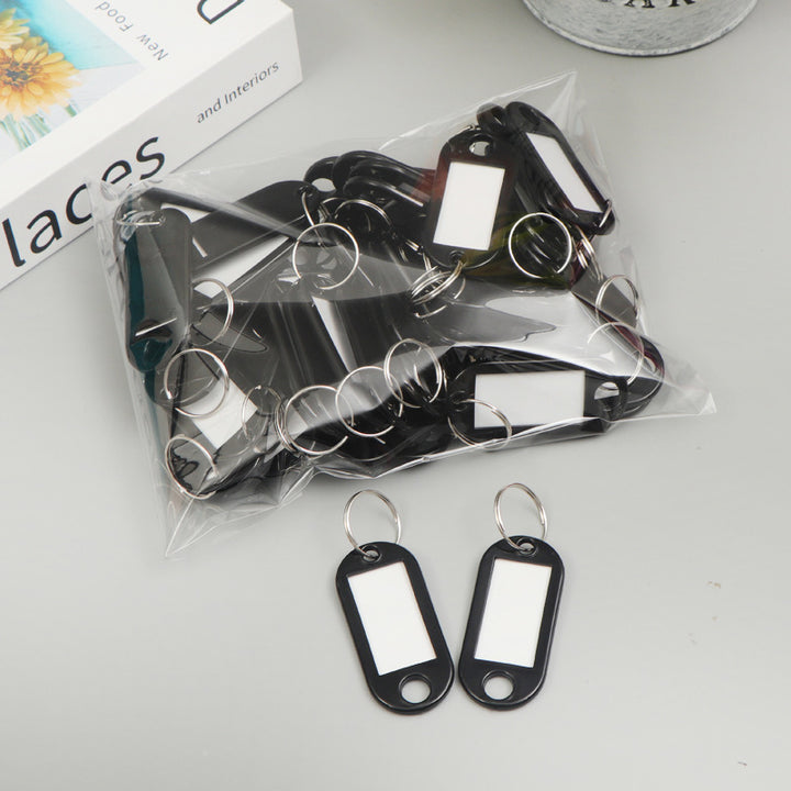 Unisex label tags with key ring and writable field Kalsten