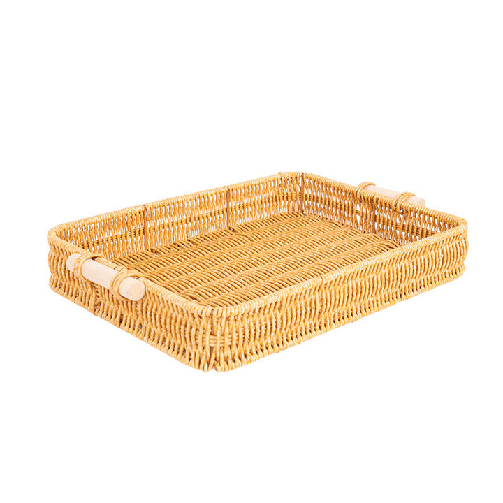 Handwoven Rectangular Serving Tray Stornfield