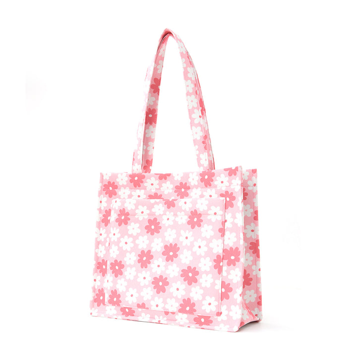 Trendy shopping bag with floral design Stornfield
