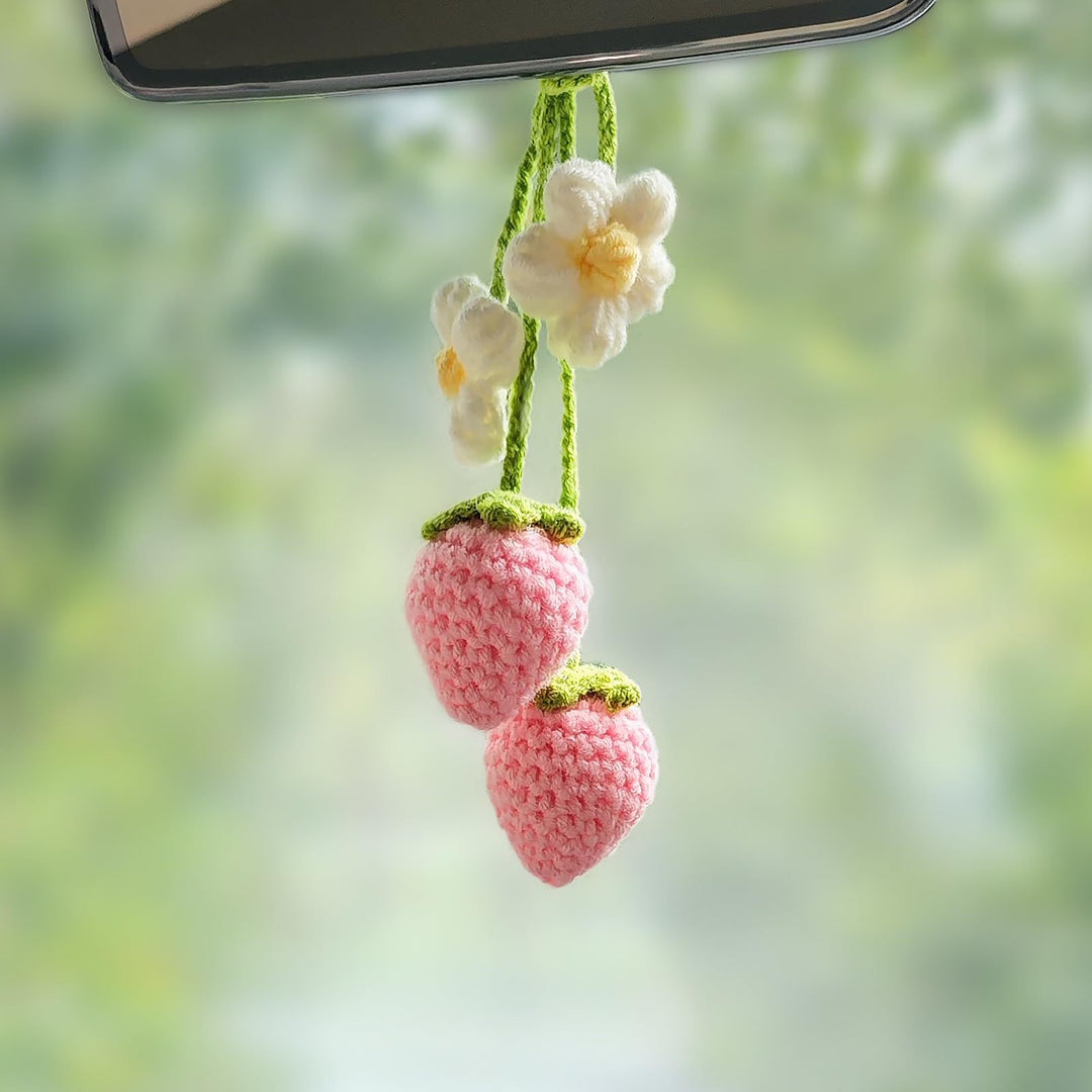 Heart-Shaped Car Rearview Mirror Charm Stornfield