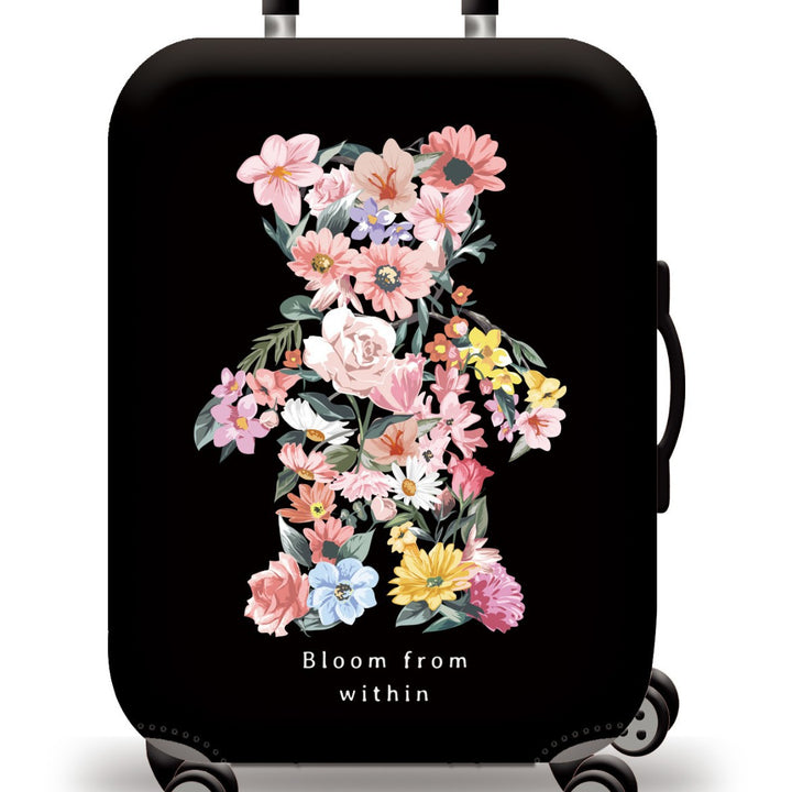 Unisex nan Kids Trolley Suitcase with cute teddy bear design, hard shell, telescopic handle and four swivel wheels Stornfield