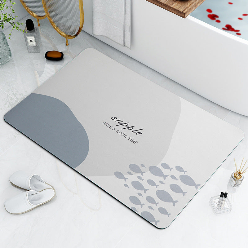 Inspirational Quote Bath Mat