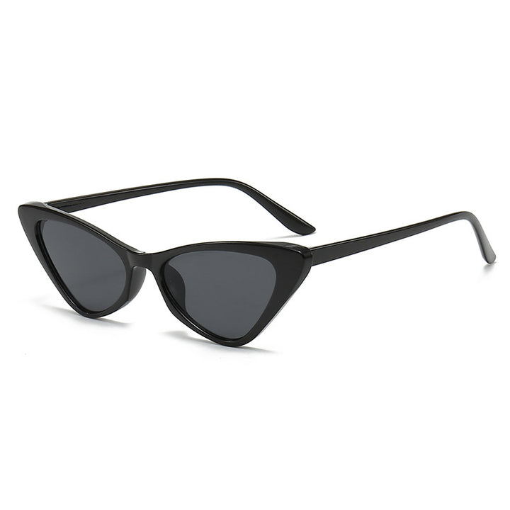 Women's Stylish Cat-Eye Sunglasses with Glossy Plastic Frame Stornfield