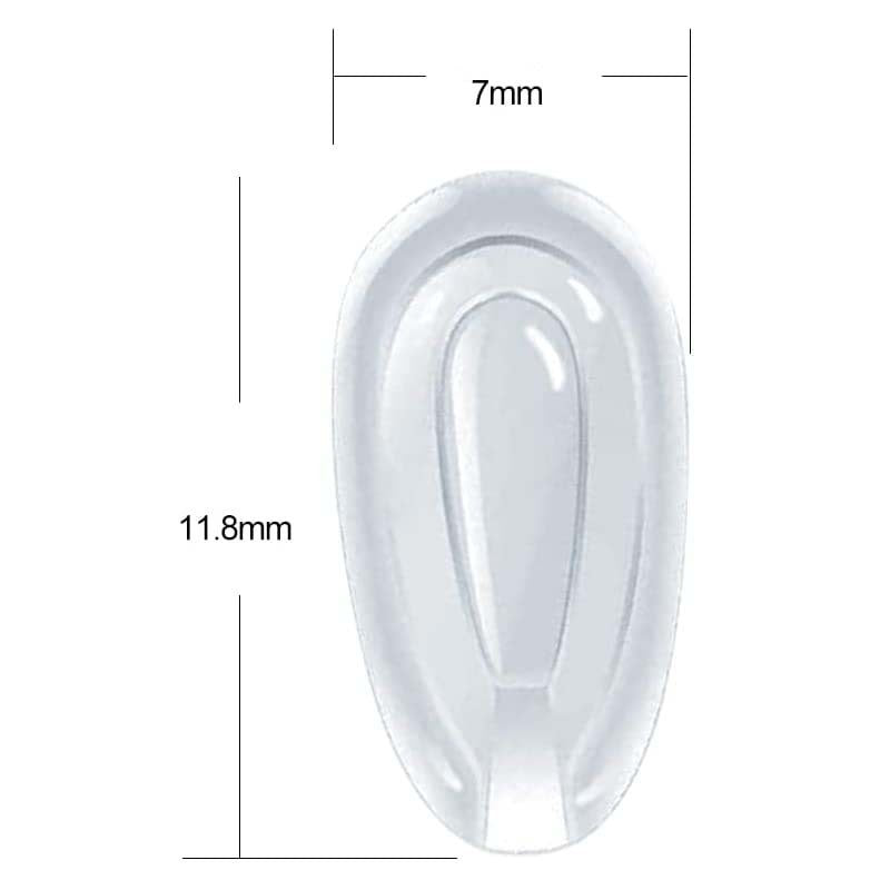 Transparent Gel Eyewear Nose Pads Stornfield