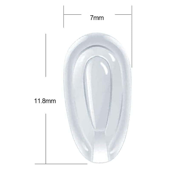 Transparent Gel Eyewear Nose Pads Stornfield