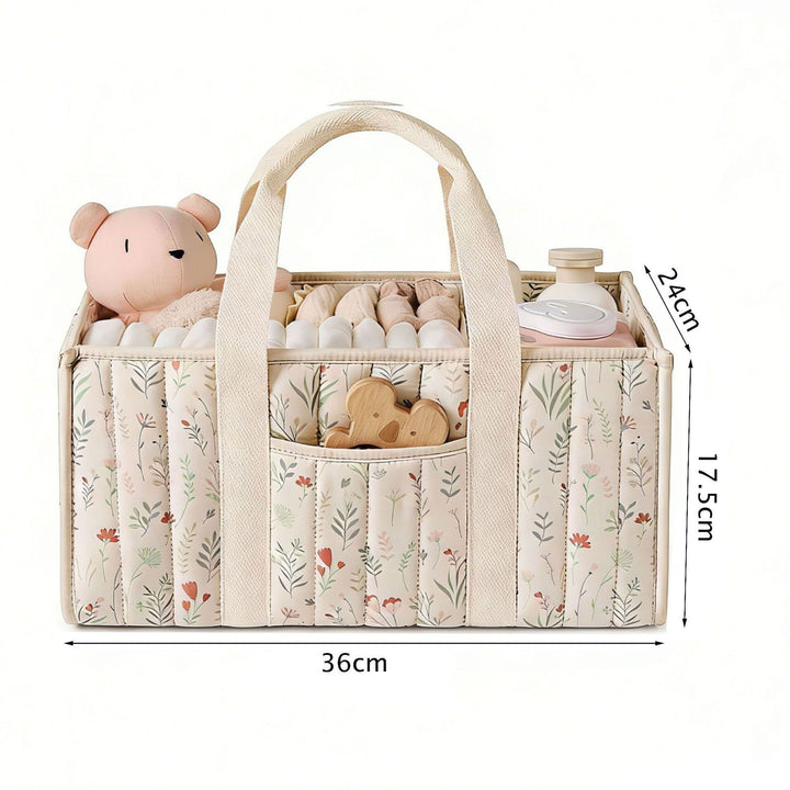 Versatile storage basket with compartments and charming animal motif Stornfield