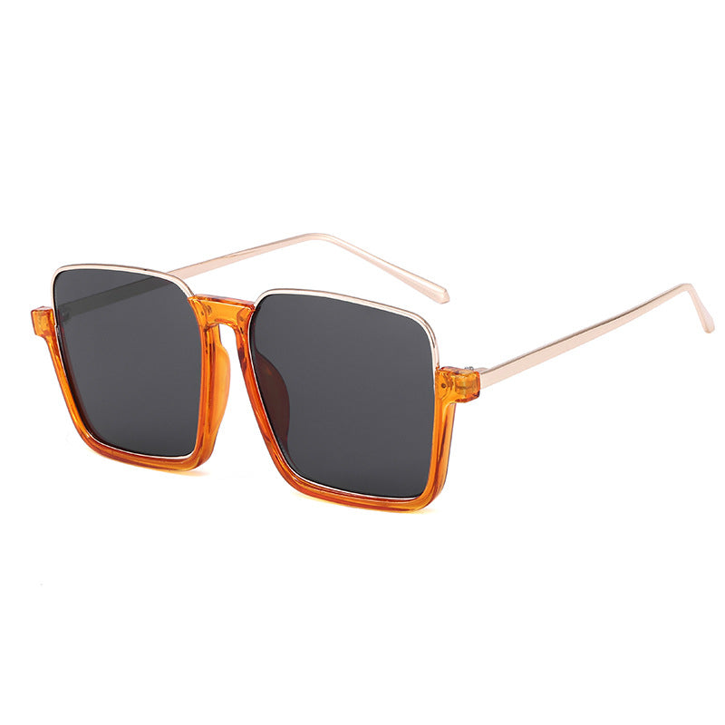 Women's square sunglasses with transparent frame and polarized lenses Stornfield