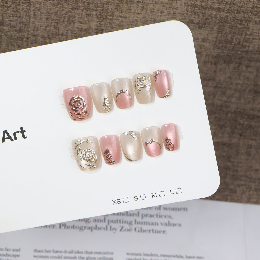 Premium Thematic Press-On Nail Set Stornfield