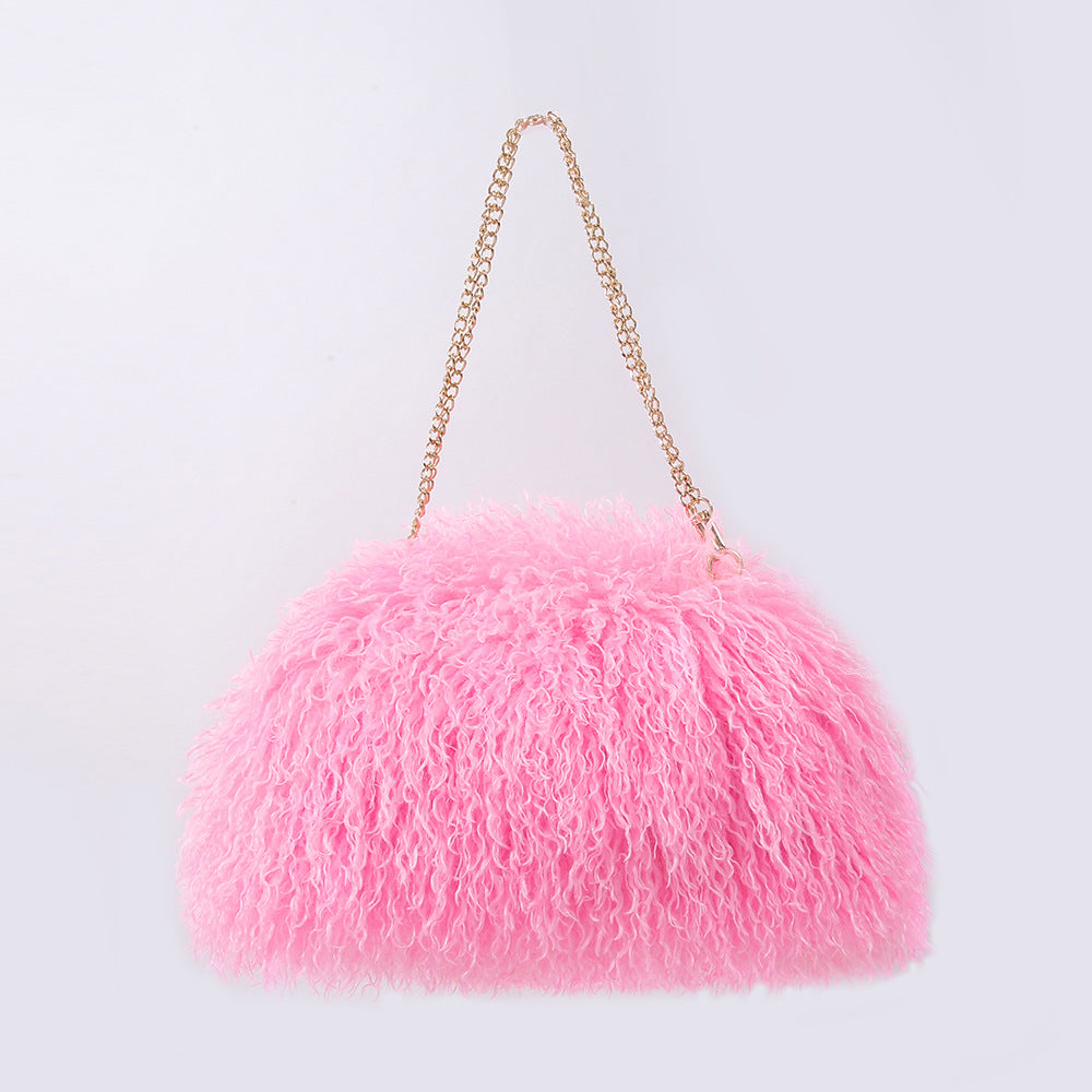 Fluffy Furry Handheld Bag