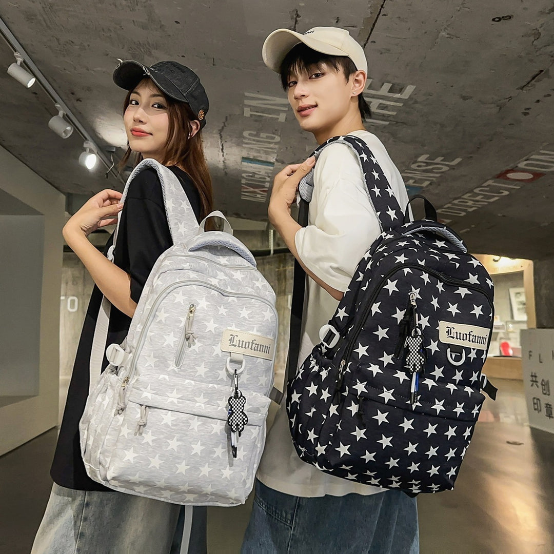 Casual Star-Patterned Backpack Stornfield 1791205638