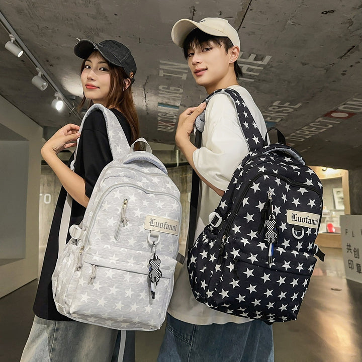 Casual Star-Patterned Backpack Stornfield 1791205638