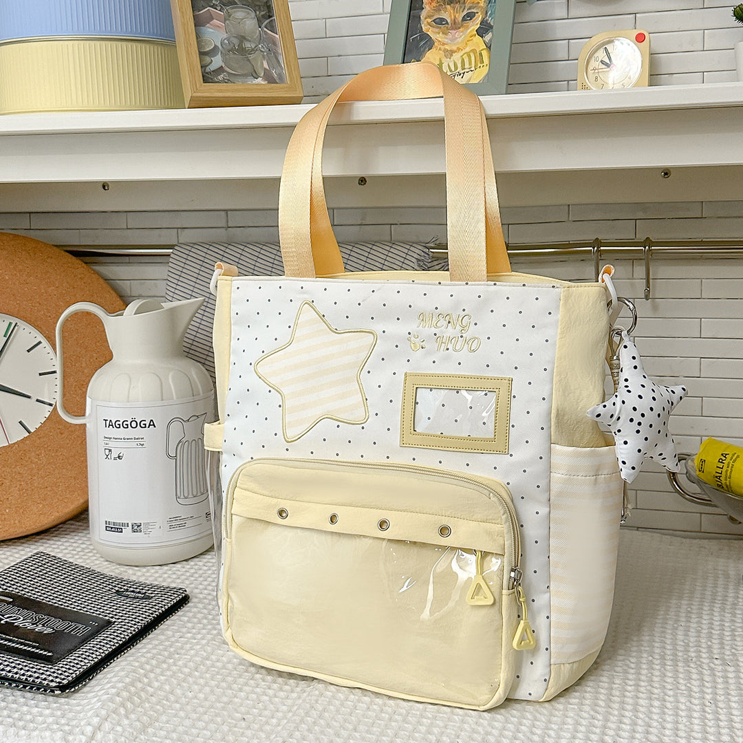 Fun-Themed Star Print Backpack Stornfield