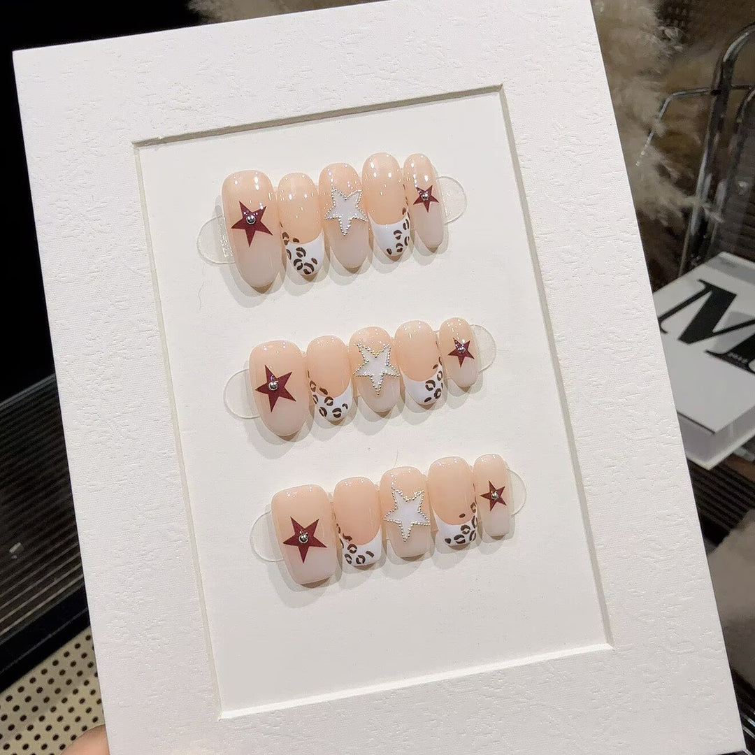 Starry Themed Press-On Nail Enhancements Stornfield