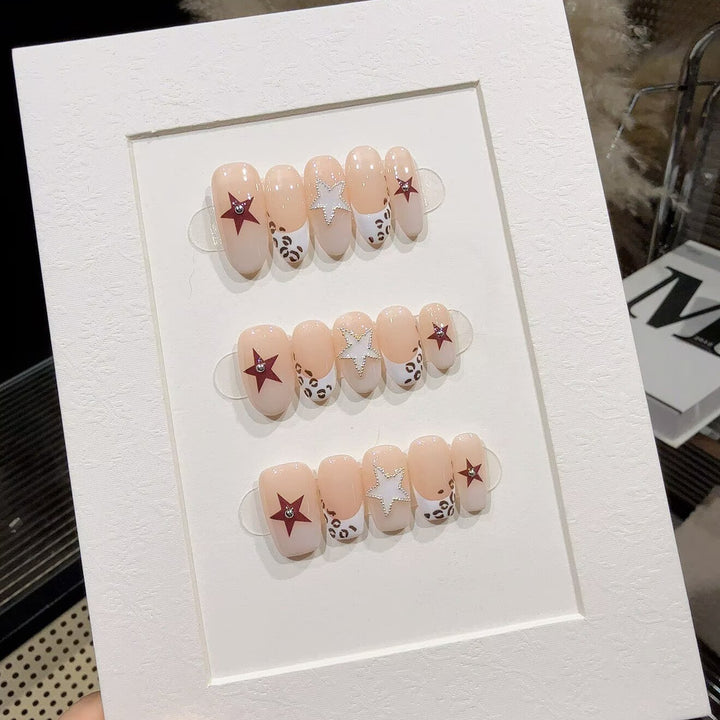 Starry Themed Press-On Nail Enhancements Stornfield