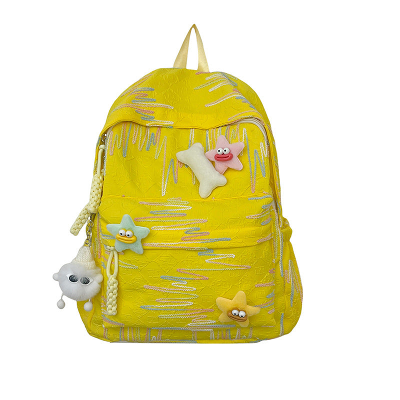 Fun-Themed Plush Backpack Stornfield