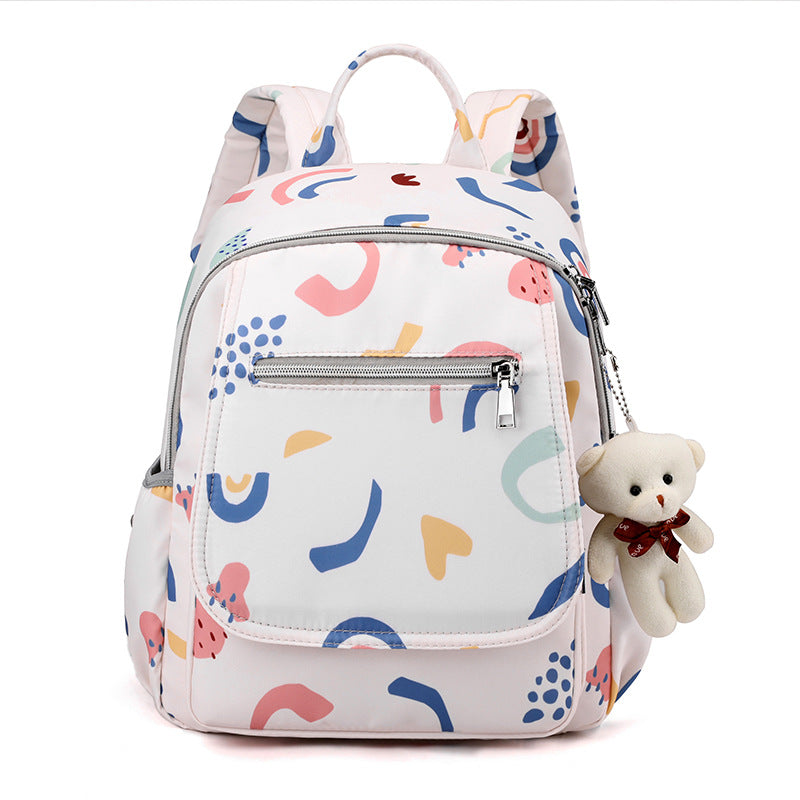 Leisure backpack with creative patterns and versatile compartments Stornfield